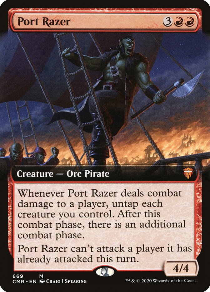 Port Razer (Extended Art) [Commander Legends] | Chromatic Games