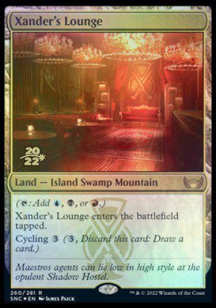 Xander's Lounge [Streets of New Capenna Prerelease Promos] | Chromatic Games