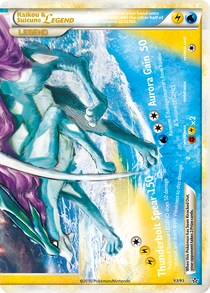 Raikou & Suicune LEGEND [HS—Unleashed] | Chromatic Games