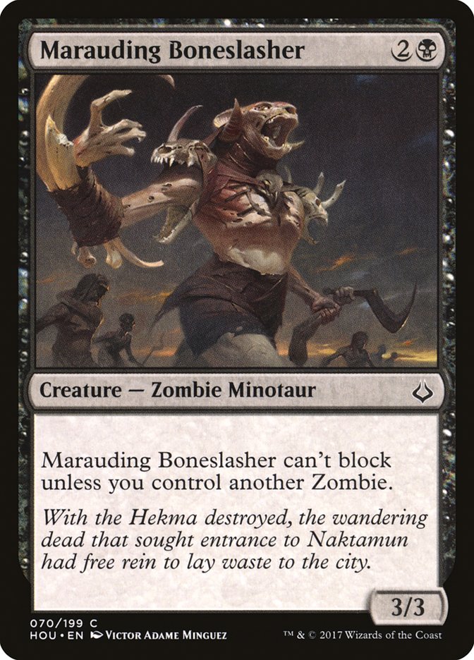 Marauding Boneslasher [Hour of Devastation] | Chromatic Games