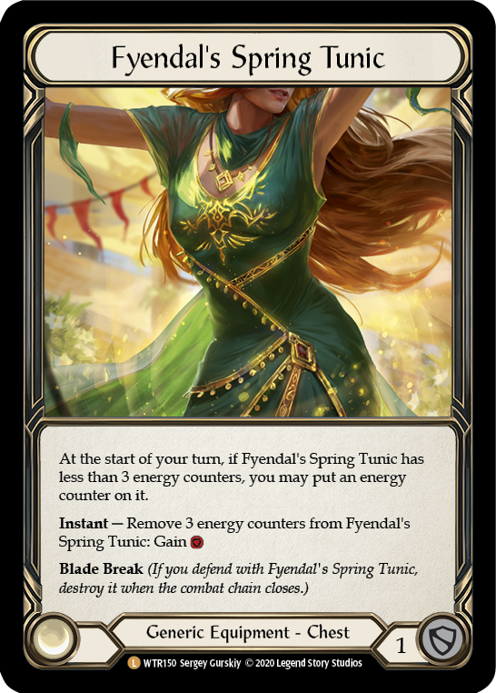 Fyendal's Spring Tunic [U-WTR150] (Welcome to Rathe Unlimited)  Unlimited Rainbow Foil | Chromatic Games