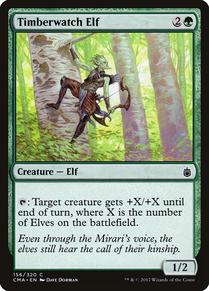 Timberwatch Elf [Commander Anthology] | Chromatic Games