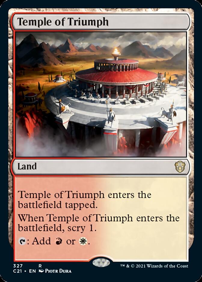 Temple of Triumph [Commander 2021] | Chromatic Games