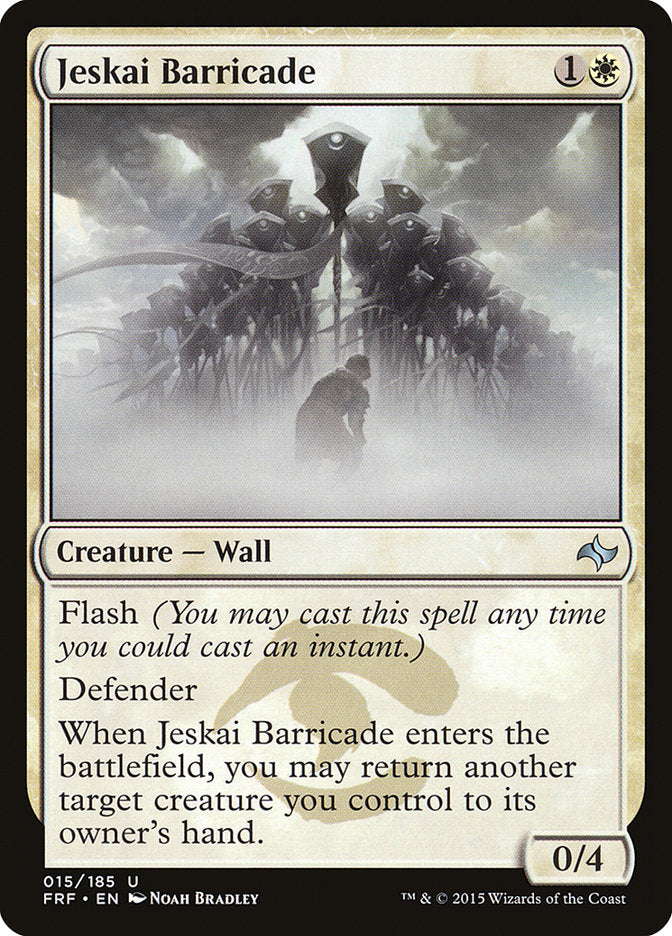 Jeskai Barricade [Fate Reforged] | Chromatic Games