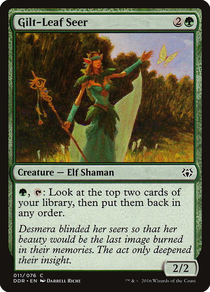 Gilt-Leaf Seer [Duel Decks: Nissa vs. Ob Nixilis] | Chromatic Games