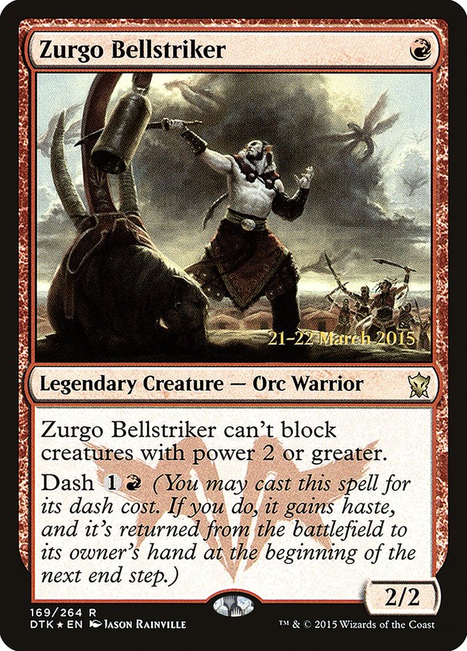 Zurgo Bellstriker [Dragons of Tarkir Prerelease Promos] | Chromatic Games