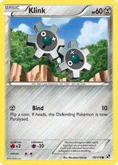 Klink (74/114) (Cracked Ice Holo) (Blister Exclusive) [Black & White: Base Set] | Chromatic Games