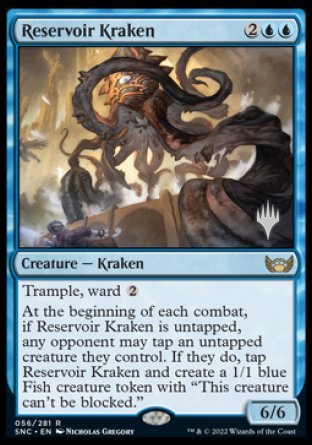 Reservoir Kraken (Promo Pack) [Streets of New Capenna Promos] | Chromatic Games