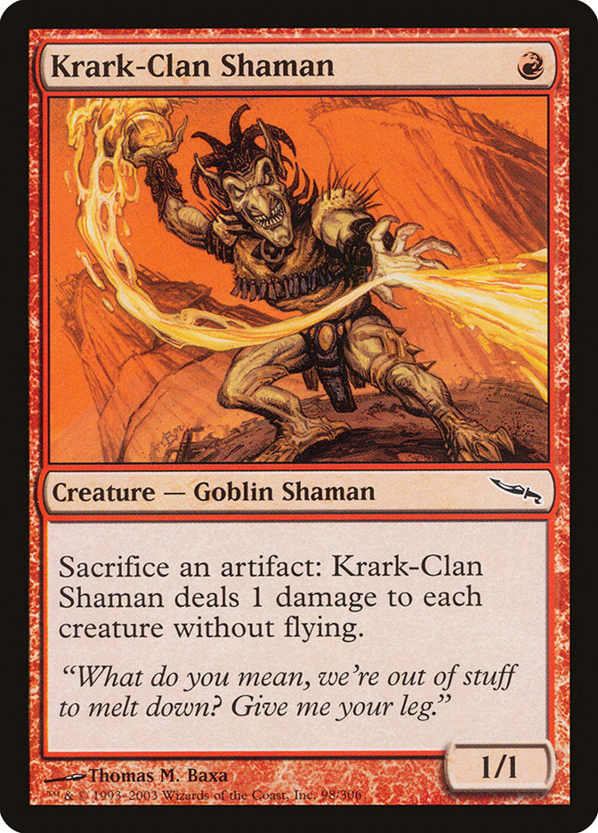 Krark-Clan Shaman [Mirrodin] | Chromatic Games