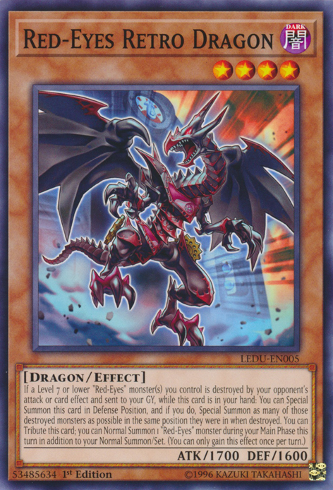 Red-Eyes Retro Dragon [LEDU-EN005] Common | Chromatic Games