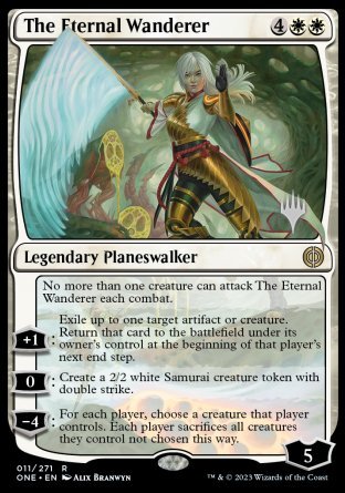 The Eternal Wanderer (Promo Pack) [Phyrexia: All Will Be One Promos] | Chromatic Games