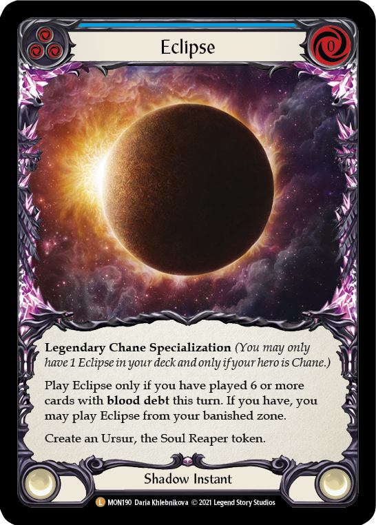 Eclipse [MON190-CF] (Monarch)  1st Edition Cold Foil | Chromatic Games