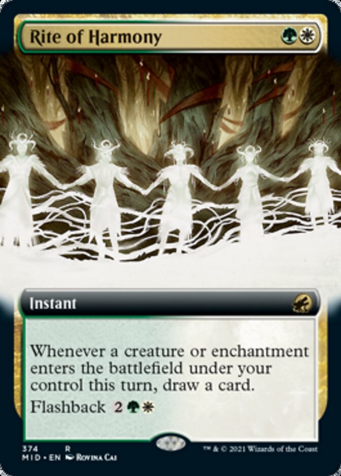 Rite of Harmony (Extended Art) [Innistrad: Midnight Hunt] | Chromatic Games