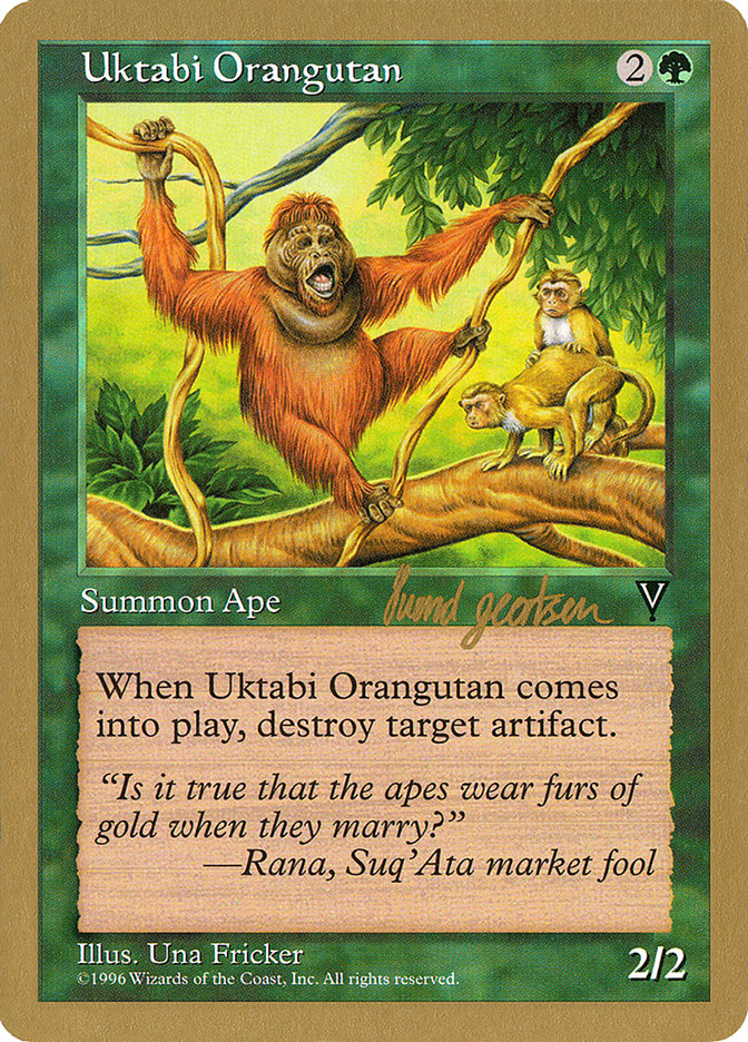 Uktabi Orangutan (Svend Geertsen) (SB) [World Championship Decks 1997] | Chromatic Games