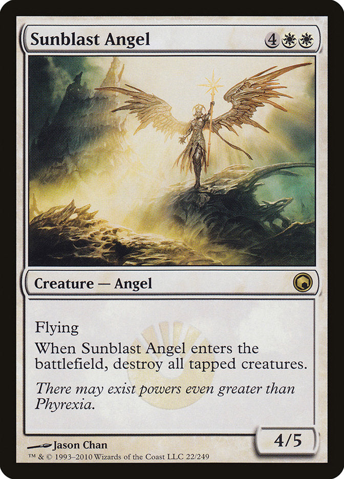 Sunblast Angel [Scars of Mirrodin] | Chromatic Games