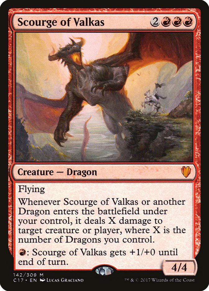 Scourge of Valkas [Commander 2017] | Chromatic Games