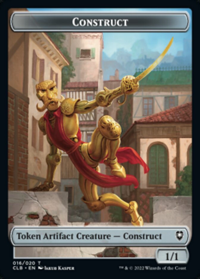 Construct Token [Commander Legends: Battle for Baldur's Gate Tokens] | Chromatic Games