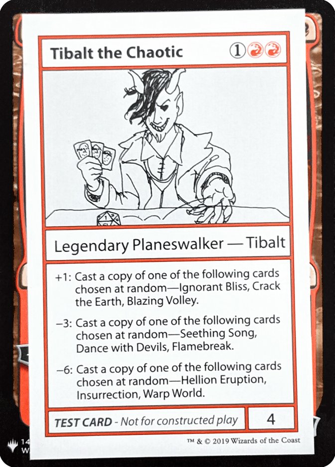 Tibalt the Chaotic [Mystery Booster Playtest Cards] | Chromatic Games