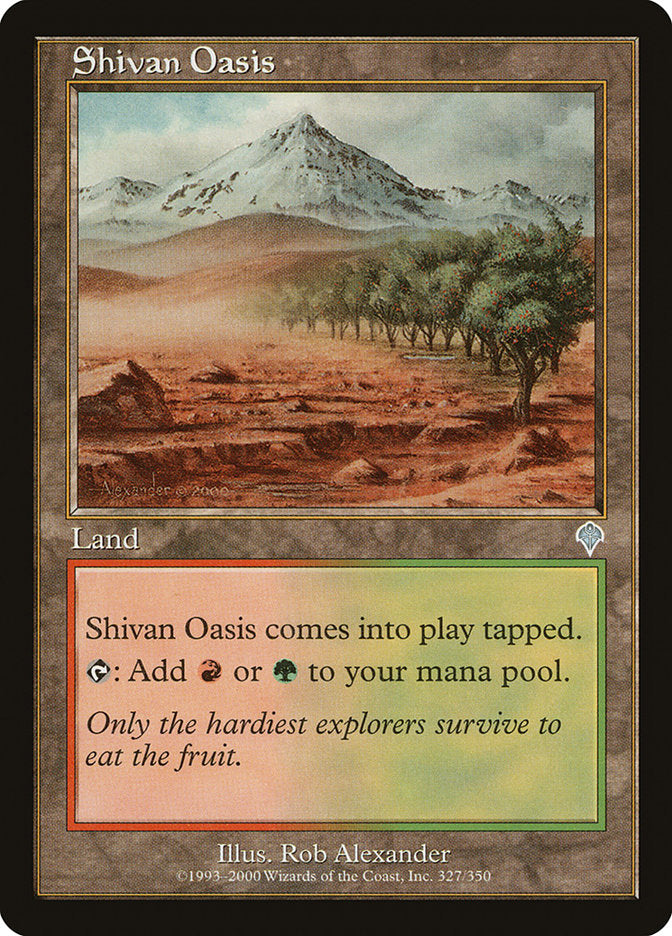 Shivan Oasis [Invasion] | Chromatic Games