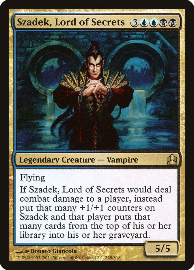 Szadek, Lord of Secrets [Commander 2011] | Chromatic Games