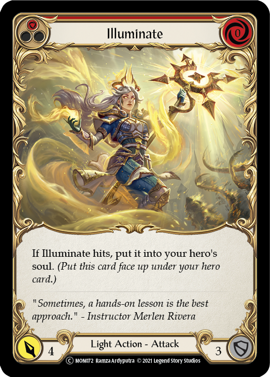Illuminate (Red) [U-MON072] (Monarch Unlimited)  Unlimited Normal | Chromatic Games
