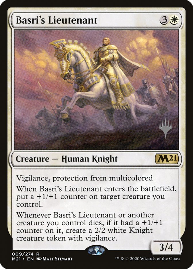 Basri's Lieutenant (Promo Pack) [Core Set 2021 Promos] | Chromatic Games