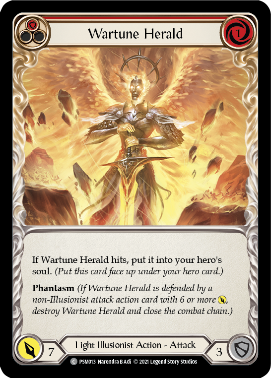 Wartune Herald (Red) [PSM013] (Monarch Prism Blitz Deck) | Chromatic Games