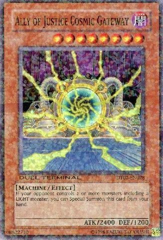 Ally of Justice Cosmic Gateway [DT02-EN028] Super Rare | Chromatic Games