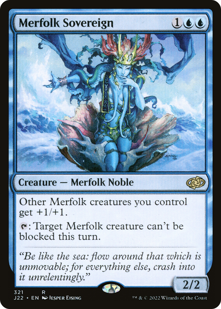 Merfolk Sovereign [Jumpstart 2022] | Chromatic Games