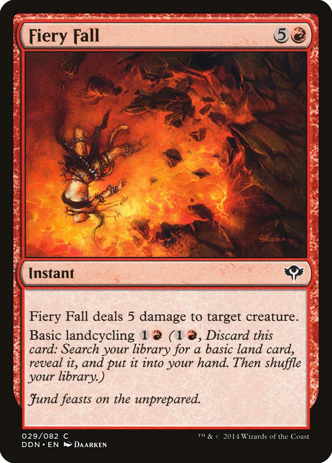 Fiery Fall [Duel Decks: Speed vs. Cunning] | Chromatic Games