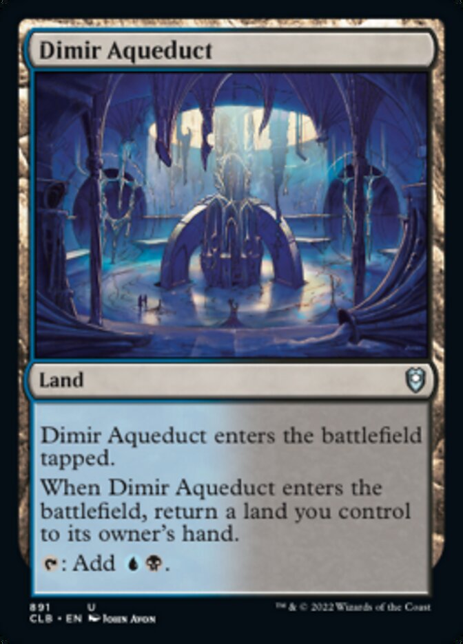 Dimir Aqueduct [Commander Legends: Battle for Baldur's Gate] | Chromatic Games