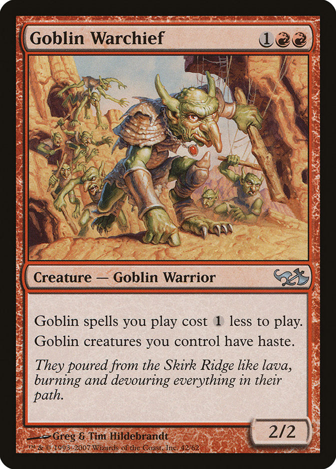 Goblin Warchief [Duel Decks: Elves vs. Goblins] | Chromatic Games