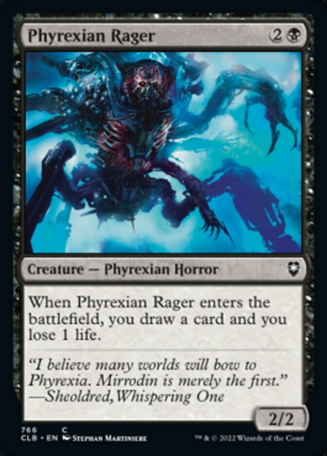 Phyrexian Rager [Commander Legends: Battle for Baldur's Gate] | Chromatic Games