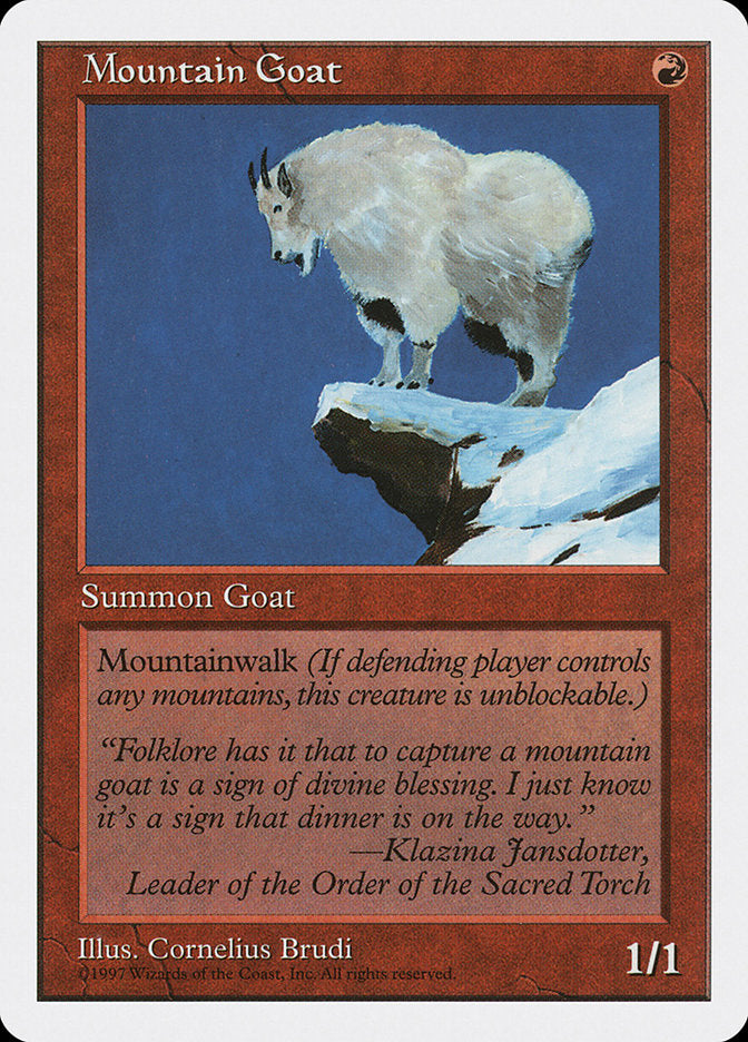 Mountain Goat [Fifth Edition] | Chromatic Games