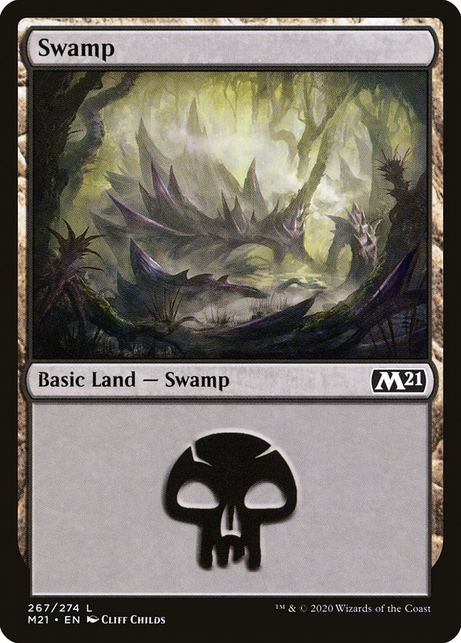 Swamp (267) [Core Set 2021] | Chromatic Games