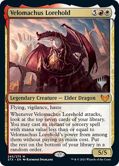 Velomachus Lorehold (Promo Pack) [Strixhaven: School of Mages Promos] | Chromatic Games