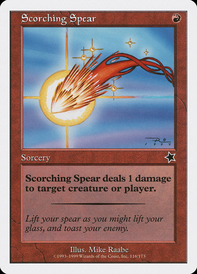 Scorching Spear [Starter 1999] | Chromatic Games