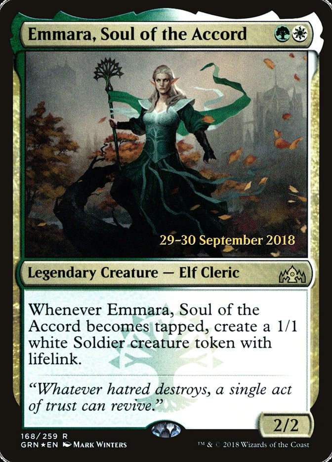 Emmara, Soul of the Accord [Guilds of Ravnica Prerelease Promos] | Chromatic Games