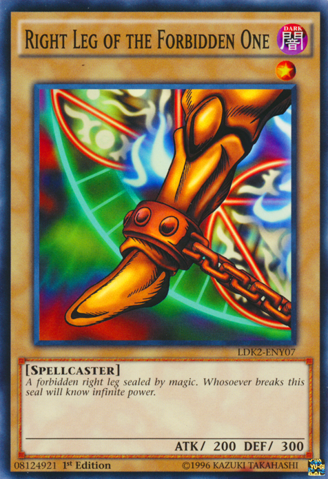 Right Leg of the Forbidden One [LDK2-ENY07] Common | Chromatic Games