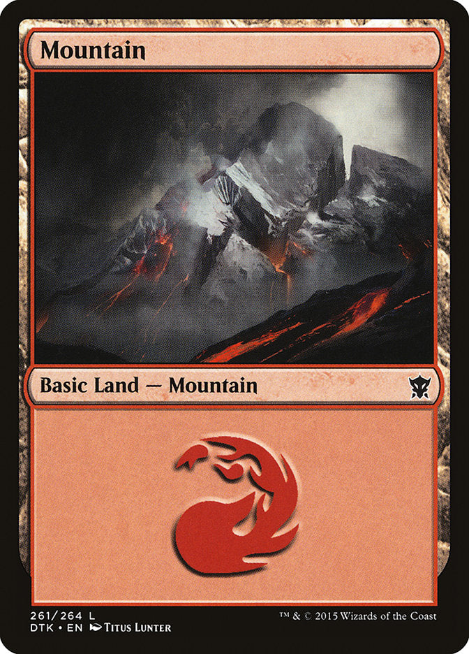 Mountain (261) [Dragons of Tarkir] | Chromatic Games