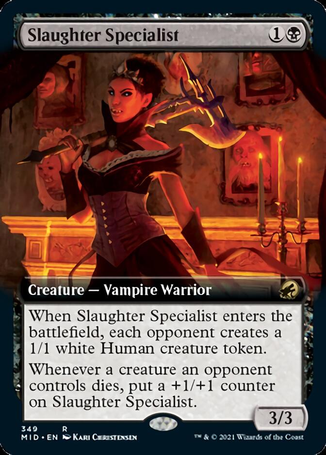 Slaughter Specialist (Extended Art) [Innistrad: Midnight Hunt] | Chromatic Games