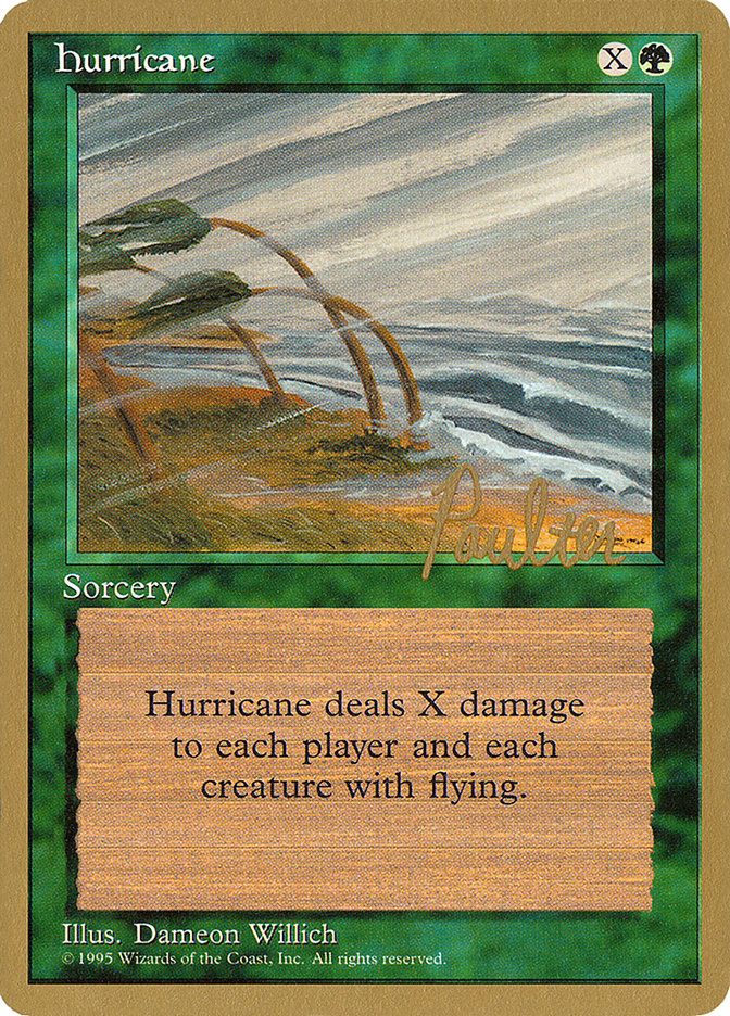 Hurricane (Preston Poulter) [Pro Tour Collector Set] | Chromatic Games