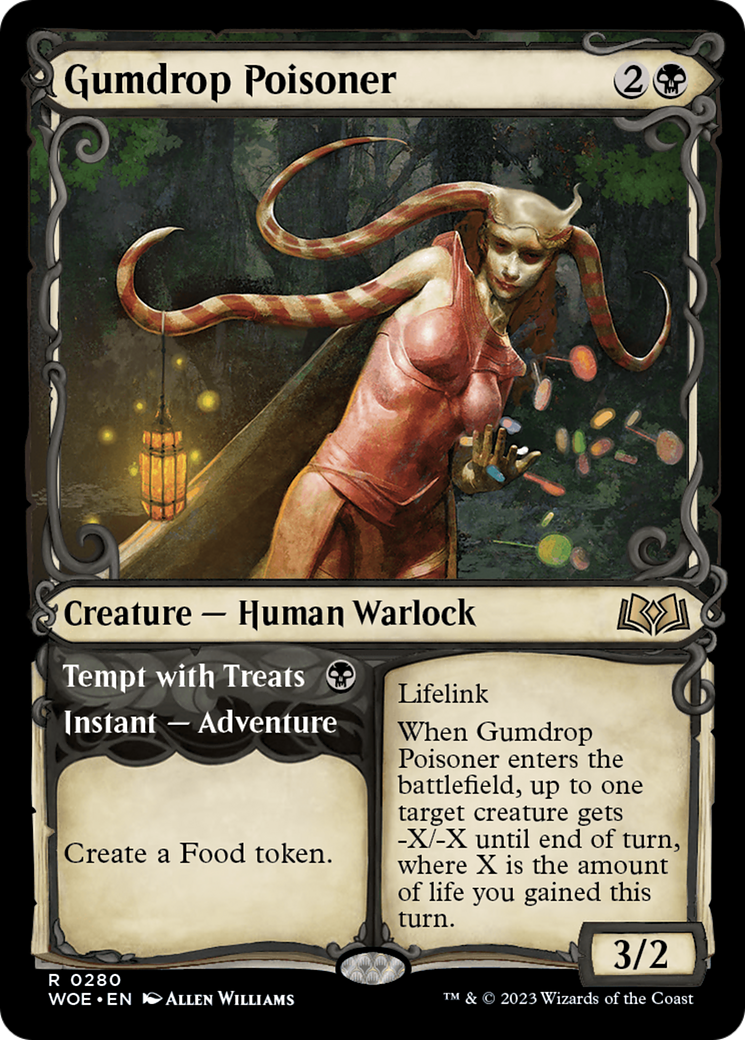 Gumdrop Poisoner // Tempt with Treats (Showcase) [Wilds of Eldraine] | Chromatic Games