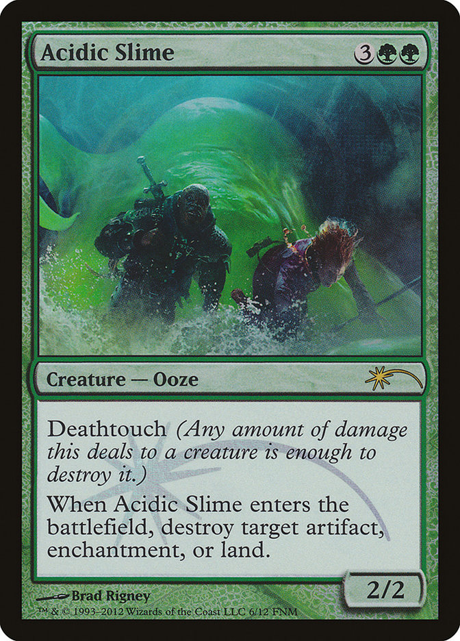 Acidic Slime [Friday Night Magic 2012] | Chromatic Games