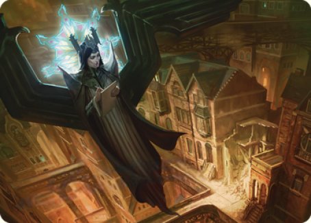 Angelic Sleuth Art Card [Streets of New Capenna Art Series] | Chromatic Games