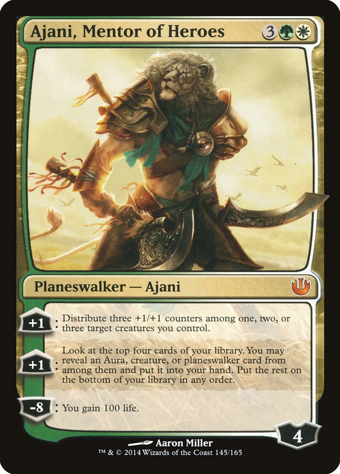 Ajani, Mentor of Heroes [Journey into Nyx] | Chromatic Games