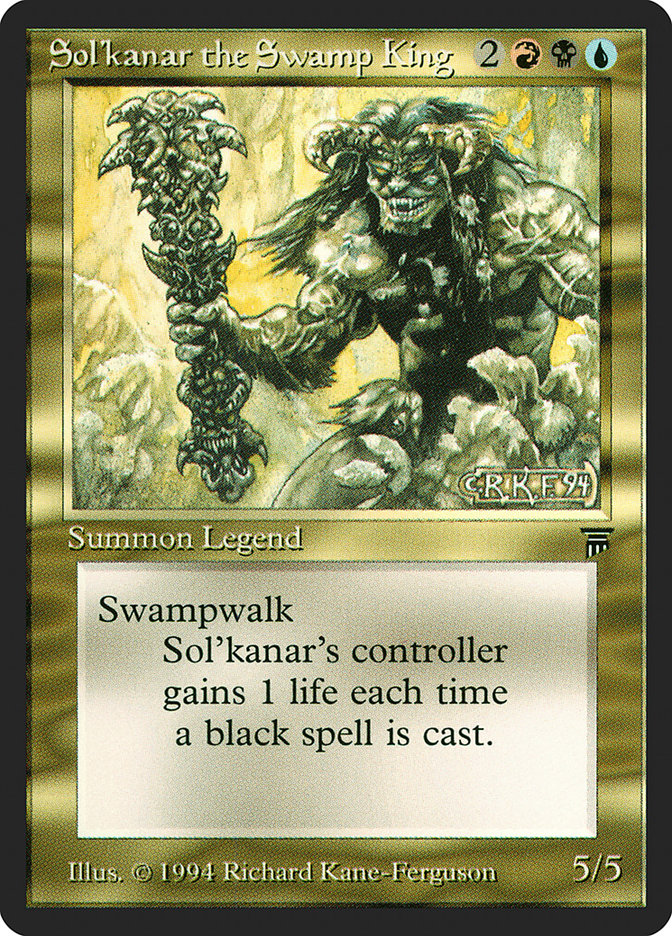 Sol'kanar the Swamp King [Legends] | Chromatic Games