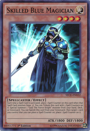 Skilled Blue Magician [SECE-EN032] Super Rare | Chromatic Games