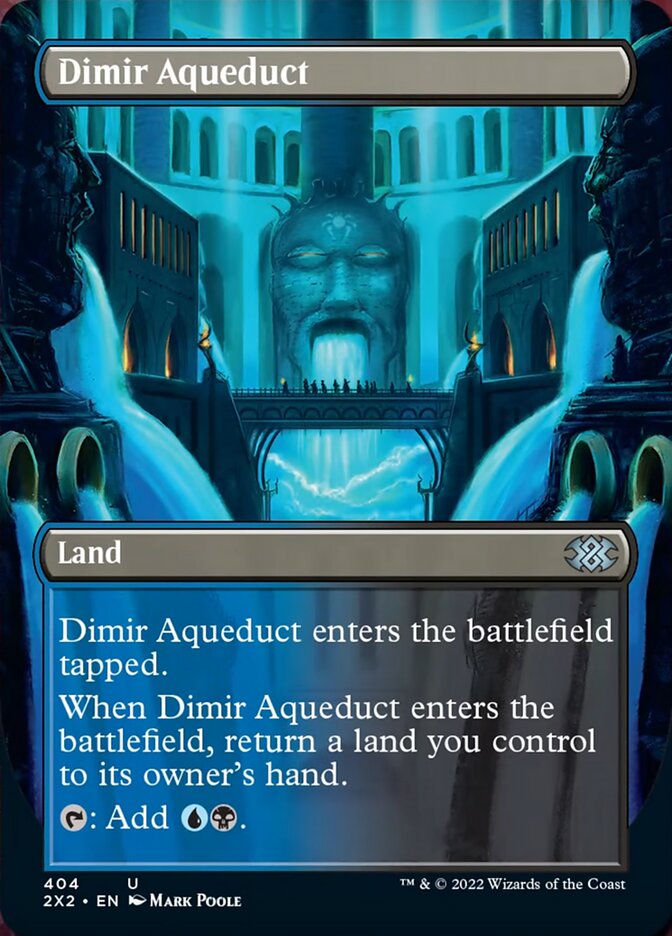 Dimir Aqueduct (Borderless Alternate Art) [Double Masters 2022] | Chromatic Games