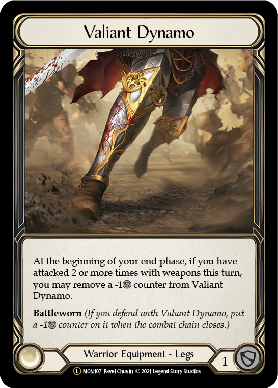 Valiant Dynamo [U-MON107-RF] (Monarch Unlimited)  Unlimited Rainbow Foil | Chromatic Games